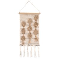 37B Lamont Wall Hanging in Khaki/White/Wheat
