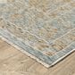 Oriental Weavers Echo Oriental Beige and Blue 9"10" x 12"10" Area Rug, , large