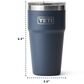 YETI Rambler 20 Oz Stackable Cup with MagSlider Lid in Desert Bloom, , large