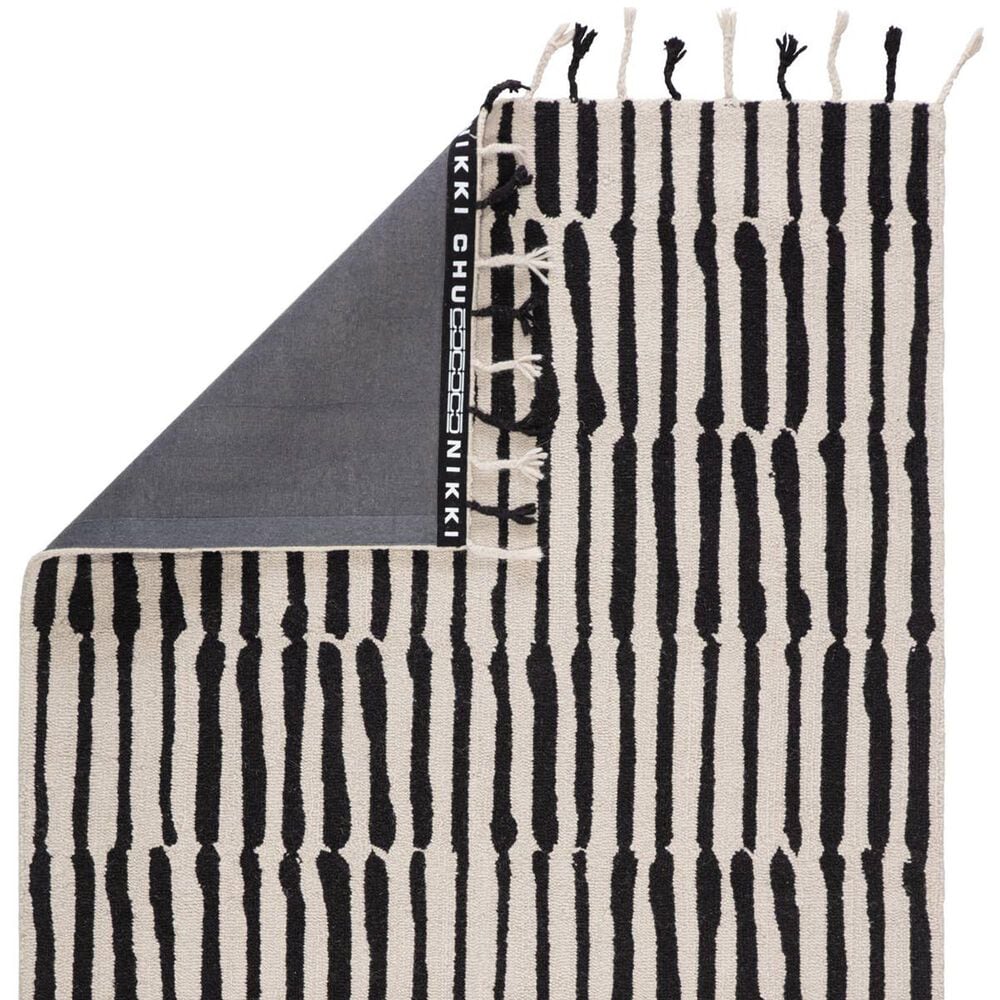 Jaipur Vera by Nikki Chu Saville 5&#39; x 8&#39; Snow White and Tap Shoe Area Rug, , large