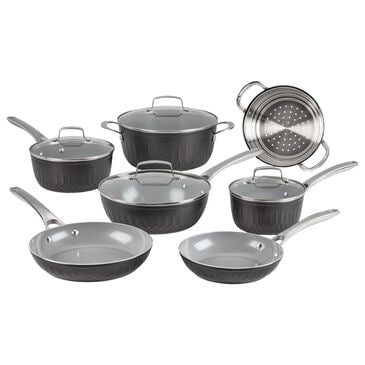 Cuisinart 11-Piece Non-Stick Cookware Set in Black, , large