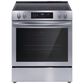 Frigidaire 4 PC Kitchen Package with 22.6 Cu. Ft. Counter-Depth French Door Refrigerator, 30" Front Control Electric Range Ceramic with Top Convection, 1.8 Cu. Ft. OTR Microwave, and 24" Built-In Dishwasher with DishSense and MaxDry, , large