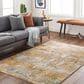 Surya Reina Cream, Light Gray, Light Brown, Tan, Denim and Mustard 7"10" x 10"2" Area Rug, , large