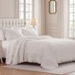 HiEnd Accents Sadie 3-Piece Full/Queen Quilt Set in White, , large