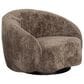 Eichholtz Amore Swivel Chair in Avelin Brown, , large