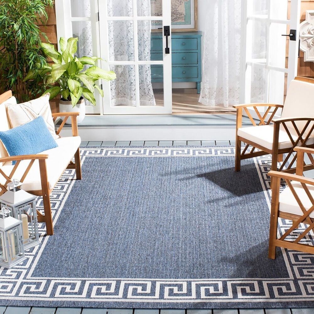 Safavieh Martha Stewart Cyprus Geometric 8&#39; x 10&#39; Grey and Cream Area Rug, , large
