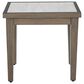 Ashley Rainier Ranch Patio Square End Table in Brown and Beige, , large