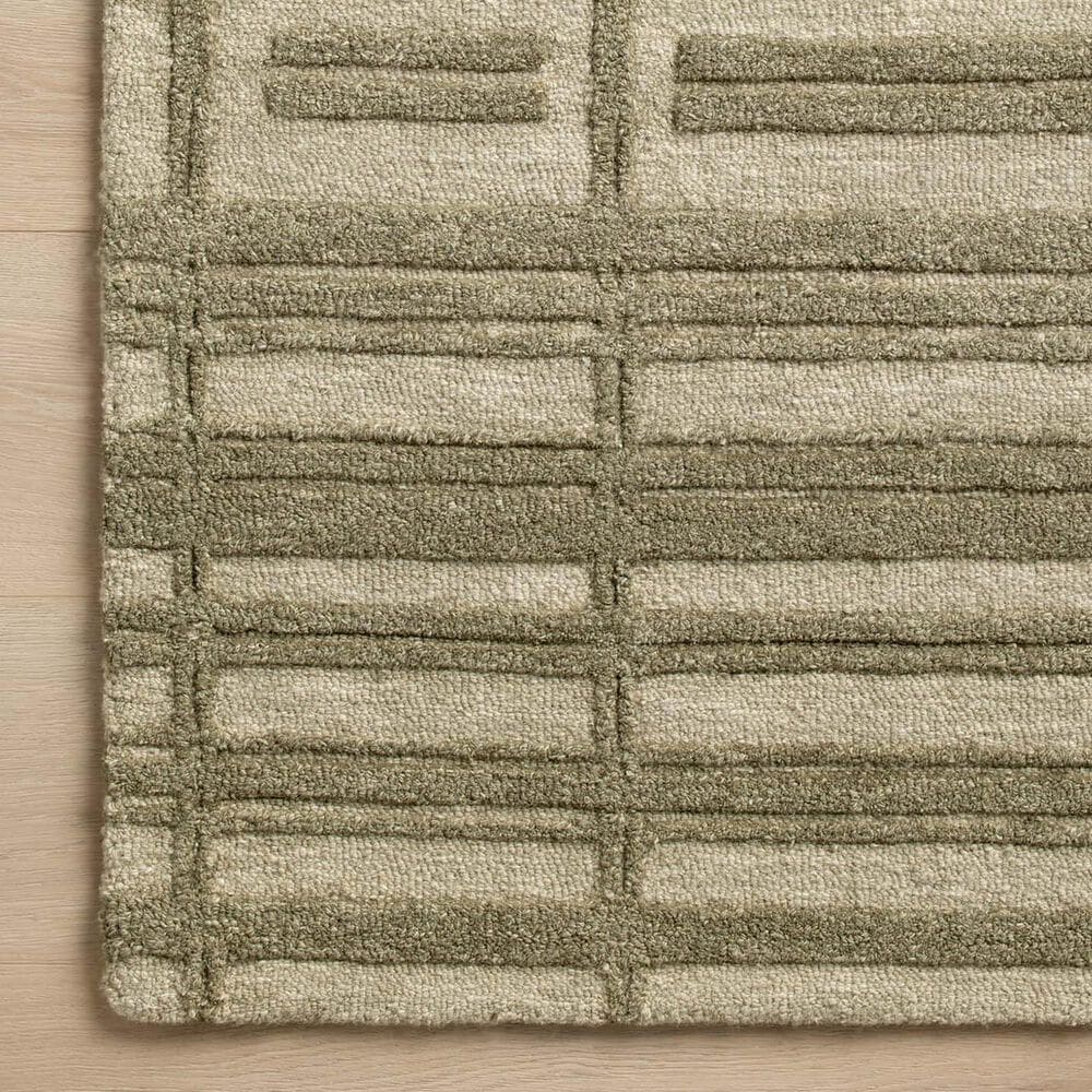 Chris Loves Julia x Loloi Bradley 2&#39;6&quot; x 7&#39;6&quot; Sage and Olive Runner, , large