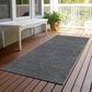 Dalyn Rug Company Soft Essentials Solid Graphite 2"3" x 7"6" Runner, , large