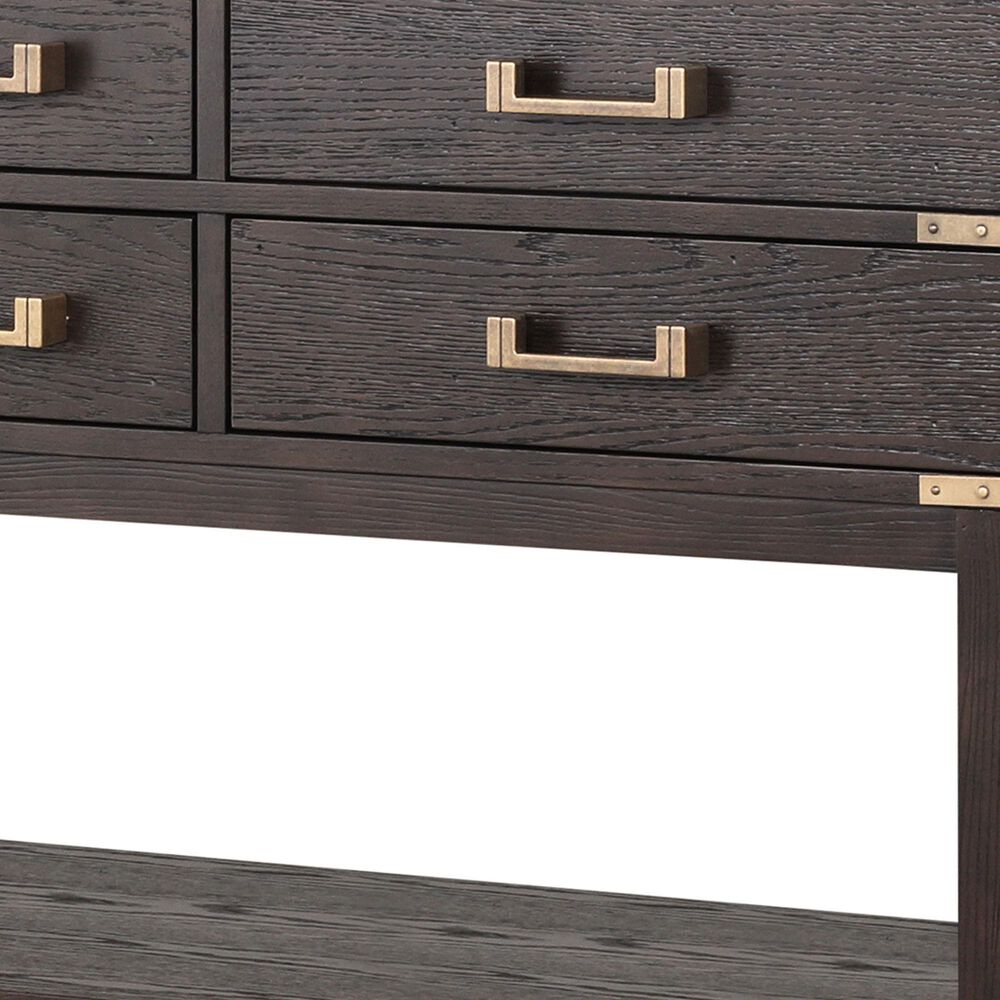 Lexora Home Norwalk 60&quot; Double Bathroom Vanity in Brown Oak with White Carrara Marble Top and Rectangular Sinks, , large