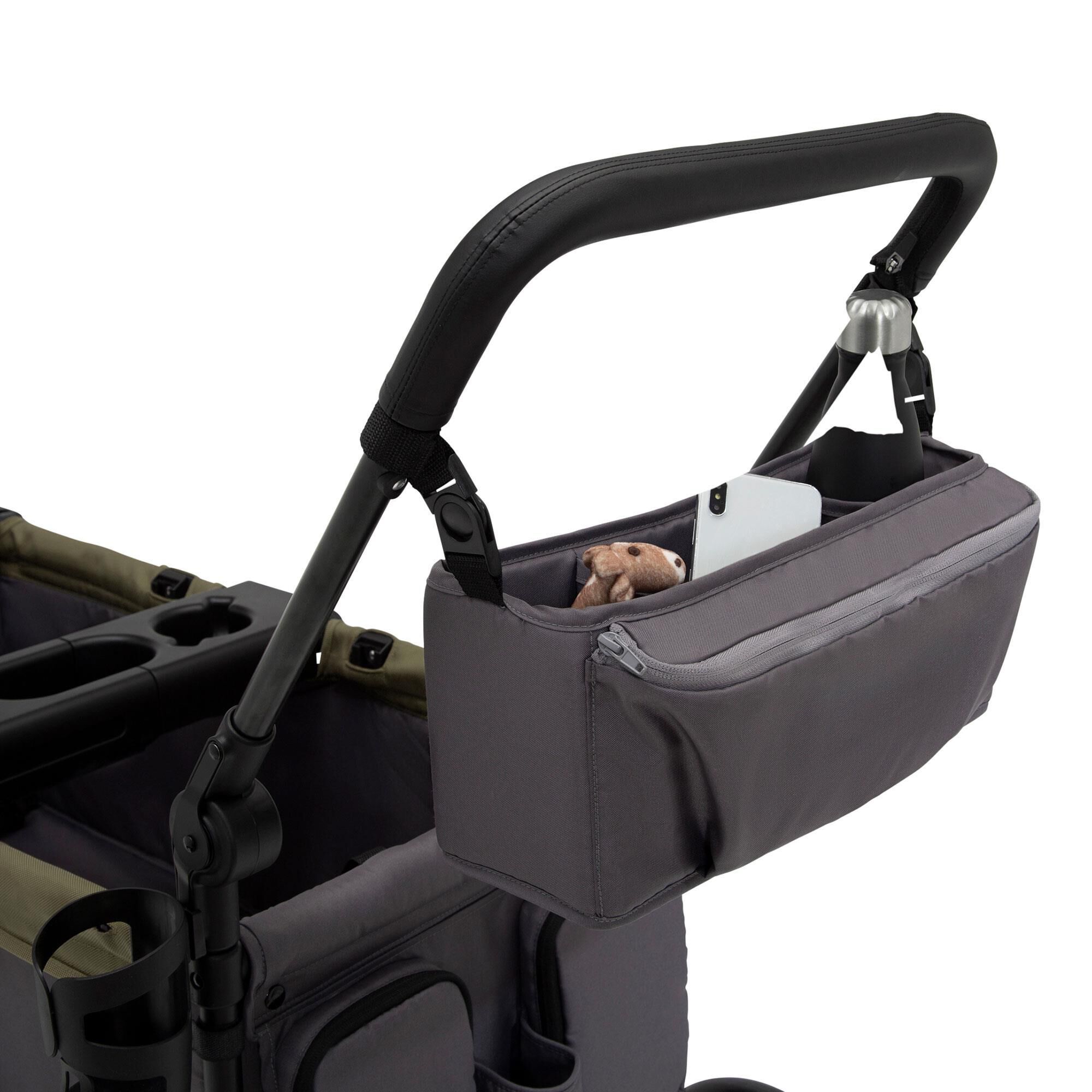 Delta Jeep Sport All Terrain Stroller Wagon in Grey and Olive Green NFM