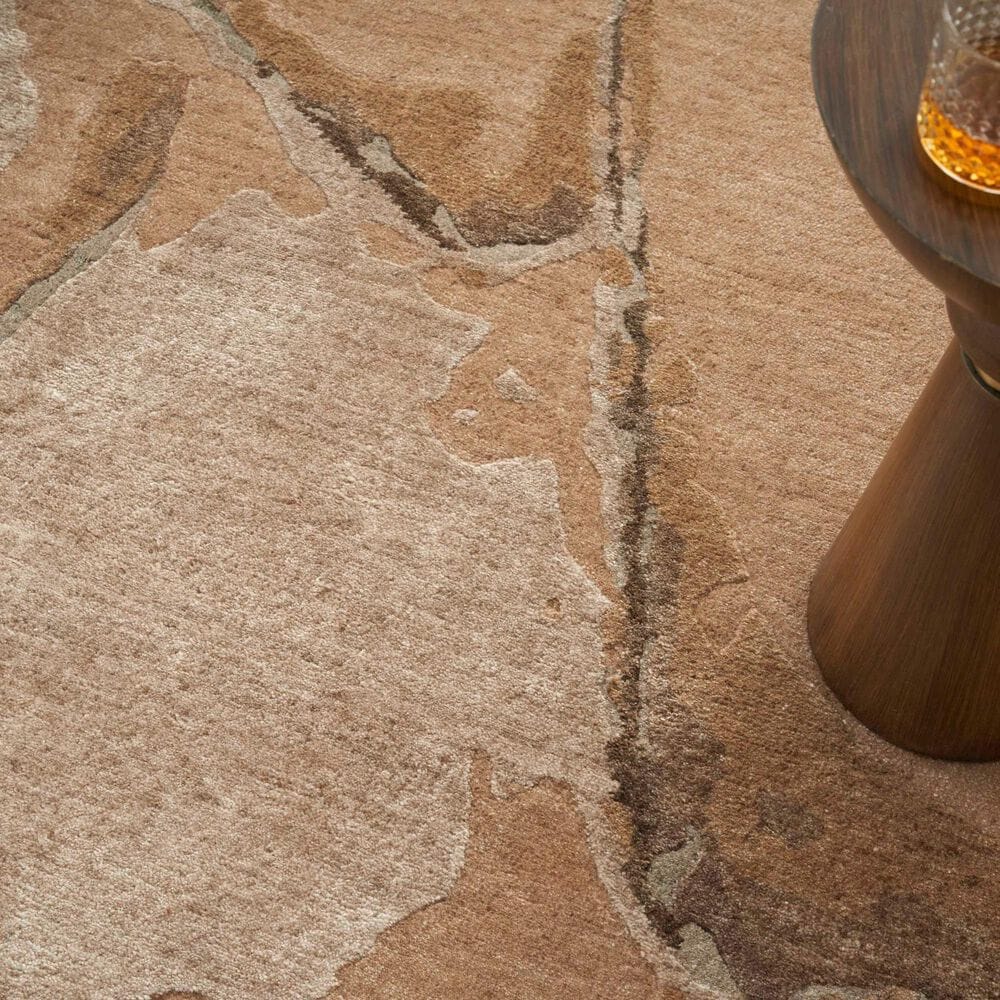 Nourison Silk Shadows 9&#39;9&quot; x 13&#39;9&quot; Beige and Silver Area Rug, , large