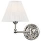 Hudson Valley Lighting Classic No.1 1-Light Wall Sconce in Polished Nickel, , large