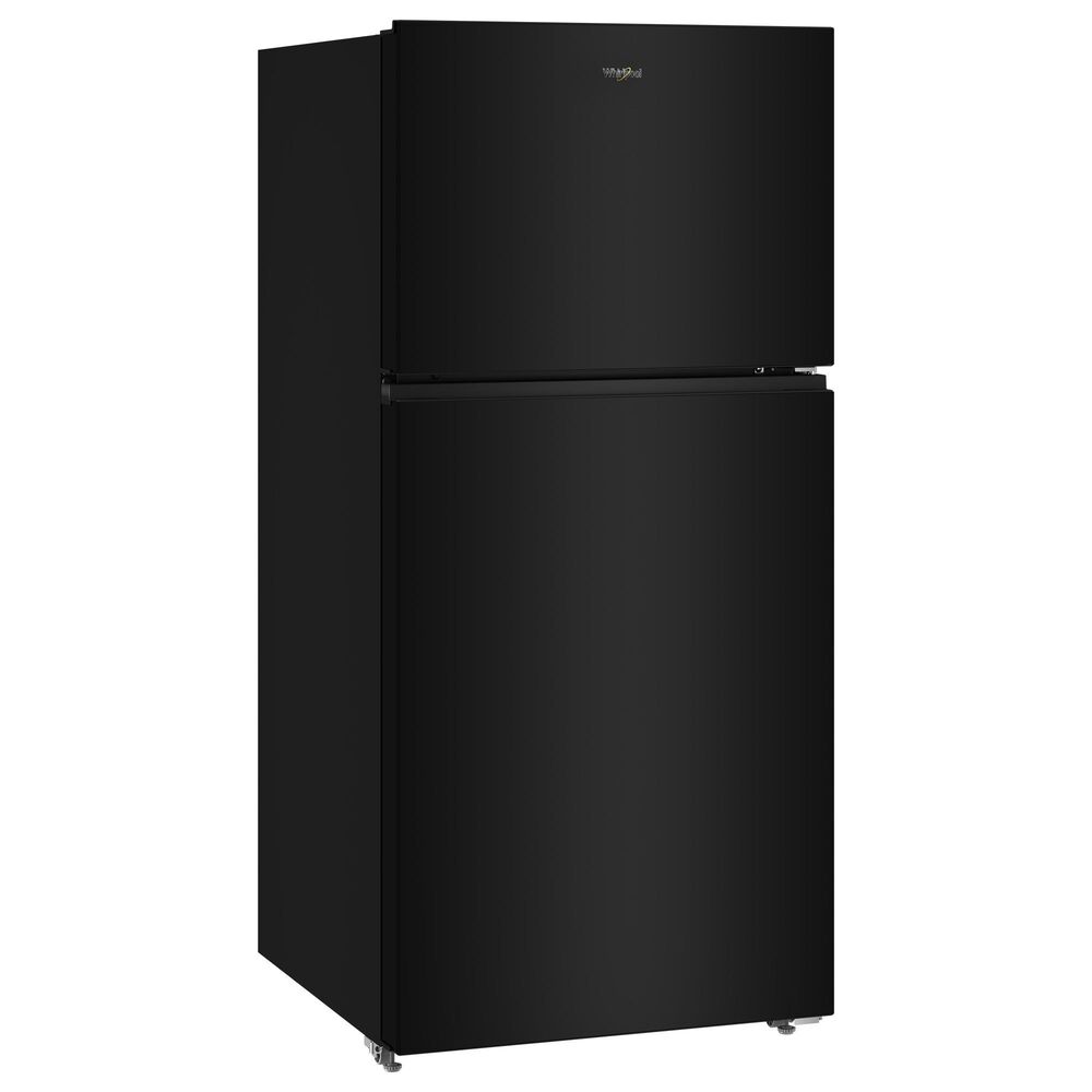 Whirlpool 19.3 Cu. Ft. Wide Top Freezer Refrigerator in Black, , large
