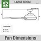 Hunter Dempsey 52" Ceiling Fan in Brushed Nickel, , large