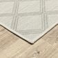 Oriental Weavers Portofino 5098W 9"10" x 12"10" Ivory Area Performance Rug, , large