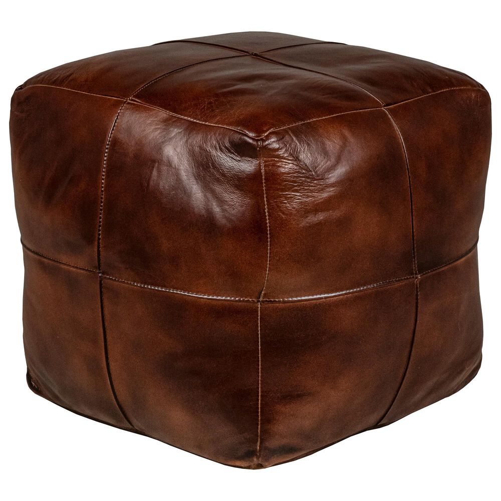 Forma & Co Wellington Pouf in Brown, , large