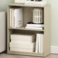 HOMLUX 2-Tier Open Shelf Bookcase in Metropolitan Pine, , large