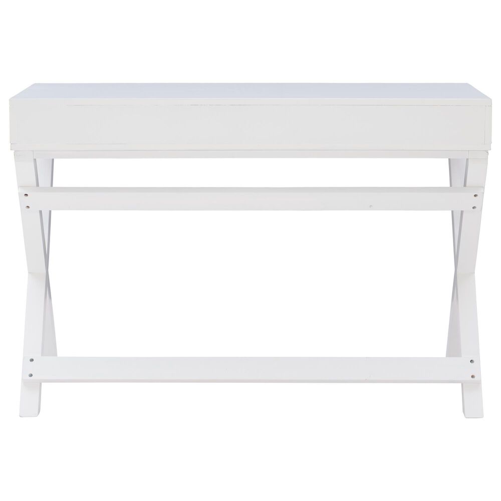 Linon Home Decor Peggy Writing Desk in White, , large