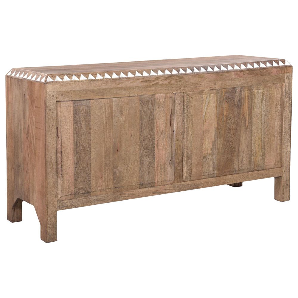 Home Trends &amp; Design Tangiers 6-Drawer Dresser in Natural Oak and White, , large