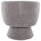 LumiSource Fran Swivel Accent Chair in Grey, , large