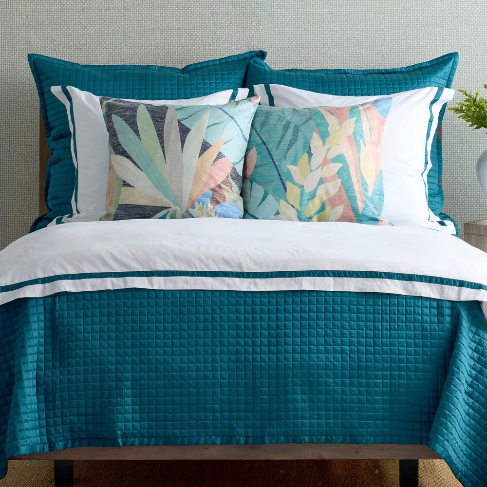 Ann Gish Ready-to-Bed 2.0 30" x 36" Quilted Pillow in Teal, , large