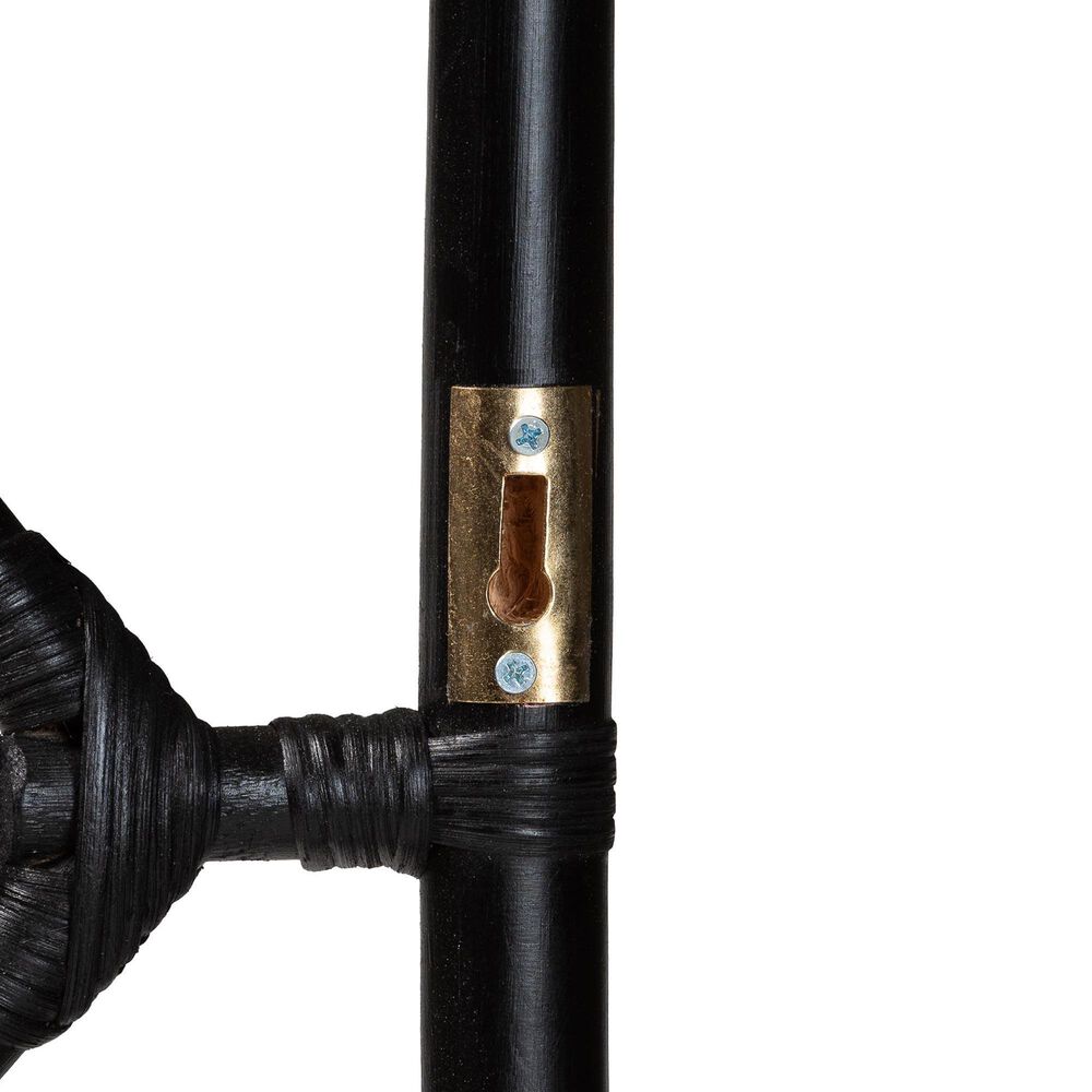 Baxton Studio Revonda Queen Standalone Headboard in Black, , large