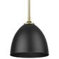 Golden Lighting Zoey 1-Light Small Pendant in Olympic Gold, , large