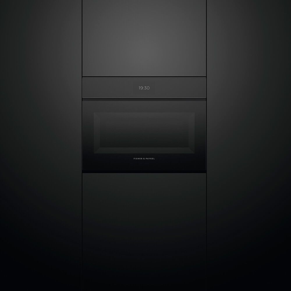 Fisher &amp; Paykel Minimal 24&quot; Single Electric Wall Oven with 22 Functions and Convection in Black, , large