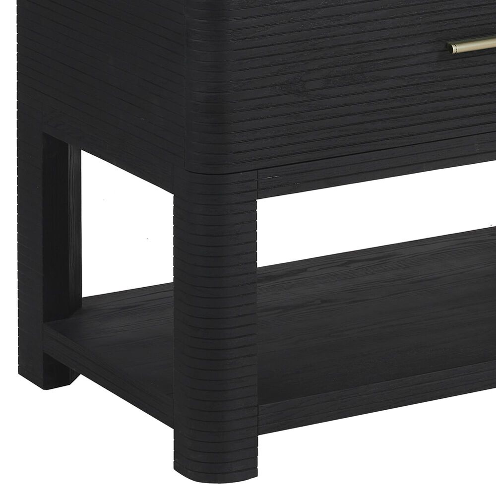 James Martin Vanities Lucian 36&quot; Single Vanity in Carbon Oak with 3 cm White Zeus Quartz Top, , large