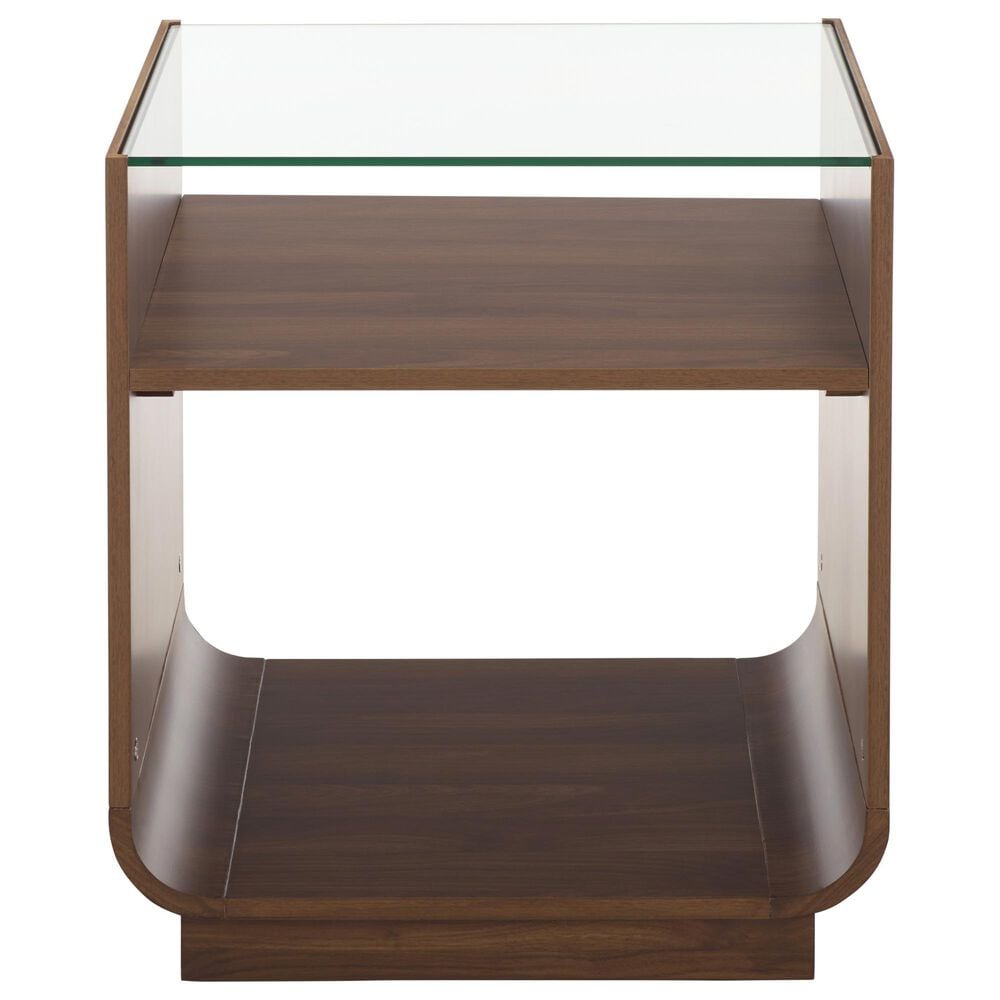 Safavieh Acres End Table in Walnut, , large