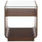 Safavieh Acres End Table in Walnut, , large