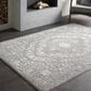 Surya Tibetan TBT-2301 7"10" x 10"3" Medium Gray and Charcoal Area Rug, , large