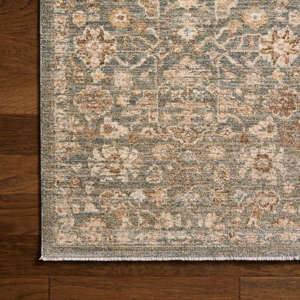 Chris Loves Julia x Loloi Palma Blue and Natural 2'7" x 10' Runner, , large
