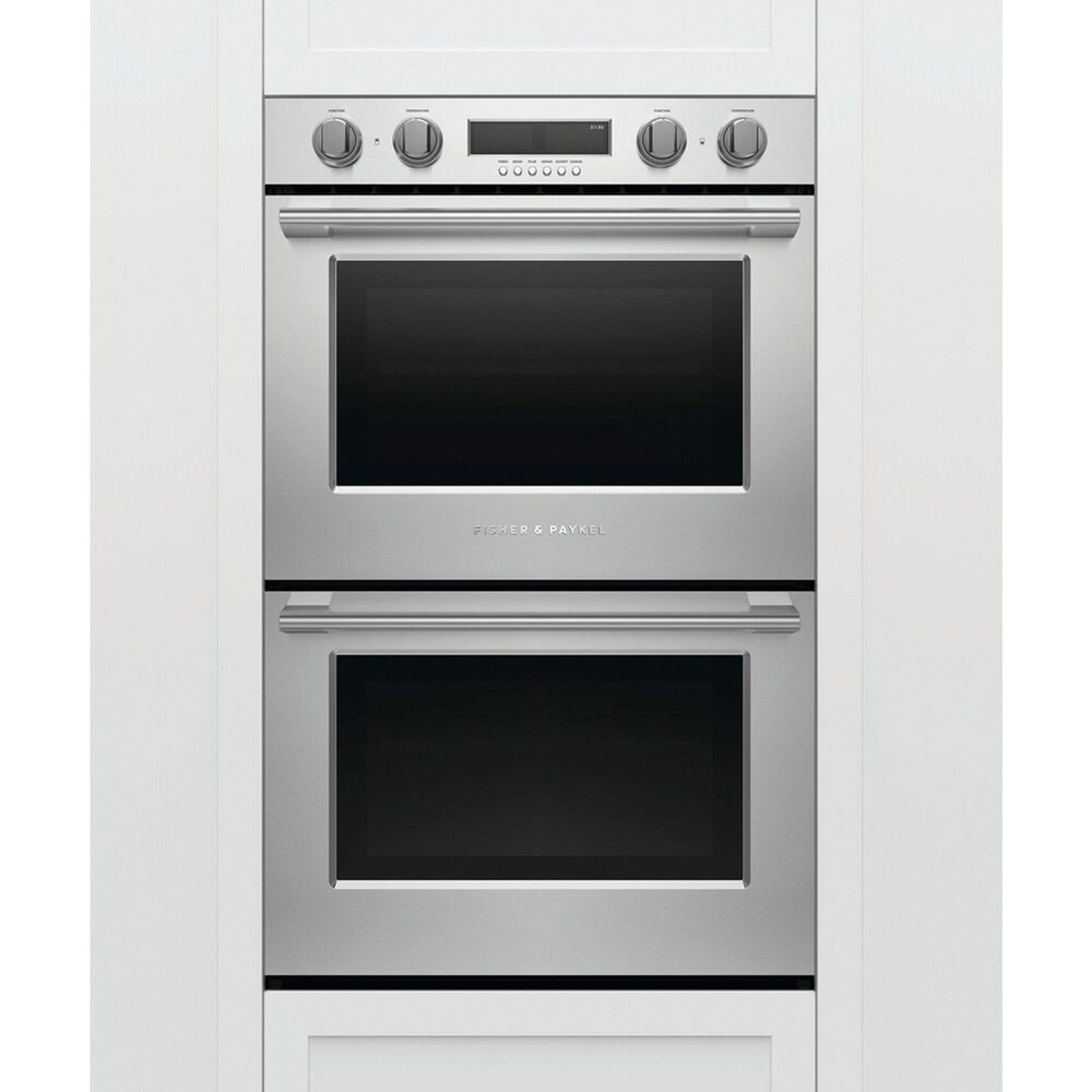 Fisher &amp; Paykel 30&quot; Double Electric Wall Oven with Convection and AeroTech in Stainless Steel, , large