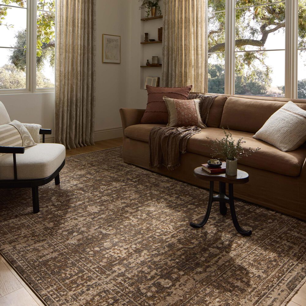 Loloi Haywood Granite and Natural 3&#39;6&quot; x 5&#39;7&quot; Area Rug, , large