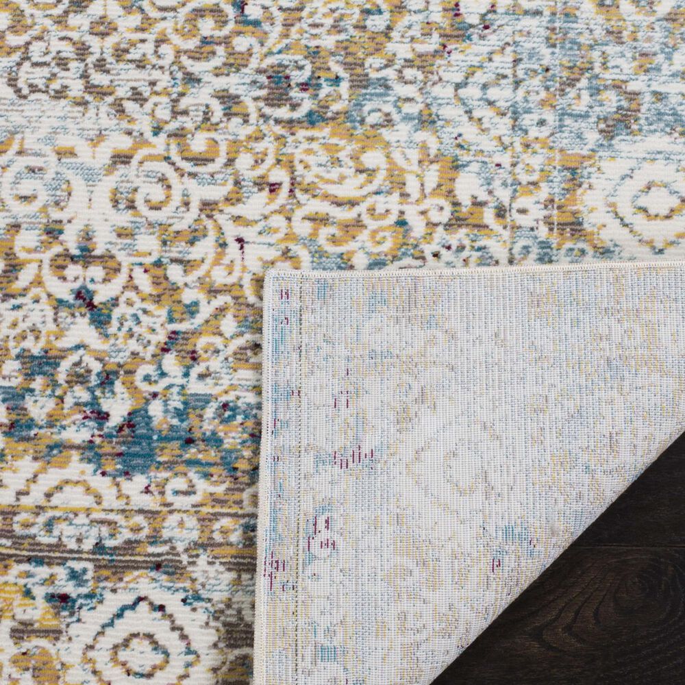 Safavieh Aria 4&#39; x 6&#39; Yellow and Cream Area Rug, , large