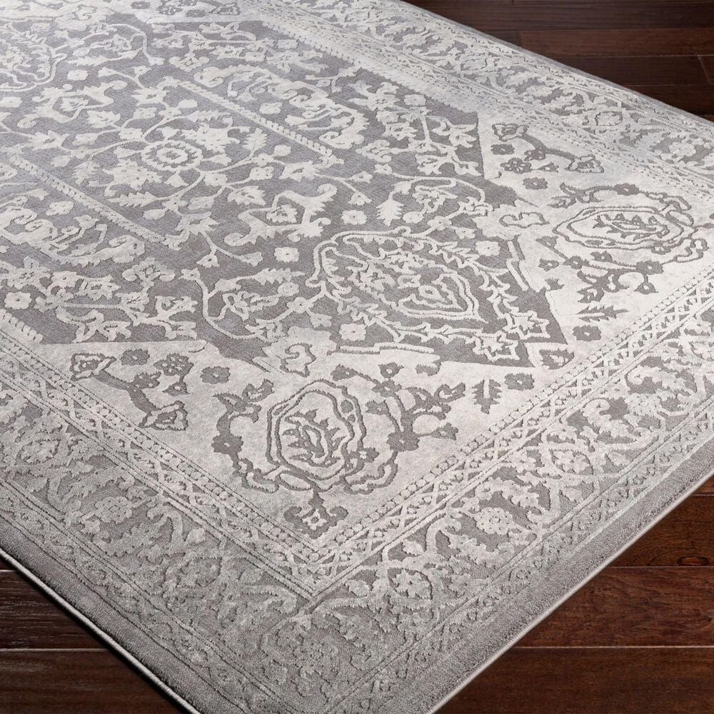 Surya Tibetan 9&#39;3&quot; x 12&#39;3&quot; Charcoal, Ivory and Tan Area Rug, , large