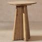 Jennifer Taylor Home Clarence End Table in Antique Natural Brown, , large