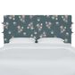 Rachel Ashwell Luella King Slipcover Headboard in Dancing Dahlia Emerald, , large