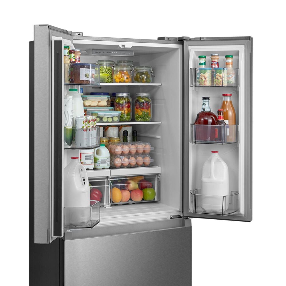 Midea 18.4 Cu. Ft. French Door Refrigerator in Stainless Steel, , large