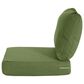 Hearth and Haven Noah2-Piece Outdoor Club Chair Cushion Set in Green, , large