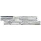 Emser Structure Gray 6" x 24" Natural Stone 3D Ledger Tile, , large