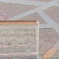 Safavieh Barbados Tropical Flamingo 5"3" Square Grey and Pink Indoor/Outdoor Area Rug, , large