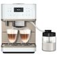 Miele MilkPerfection Clean Steel Metallic Countertop Coffee Machine in Lotus White, , large