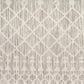 Nourison Positano Southwestern Light Grey 5" x 7" Indoor/Outdoor Area Rug, , large