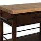 Linon Home Decor Lennix Kitchen Cart in Brown and Natural, , large