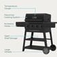 Char-Broil Performance Series FlavorMax 4 Burner Cart Gas Grill in Blackout, , large