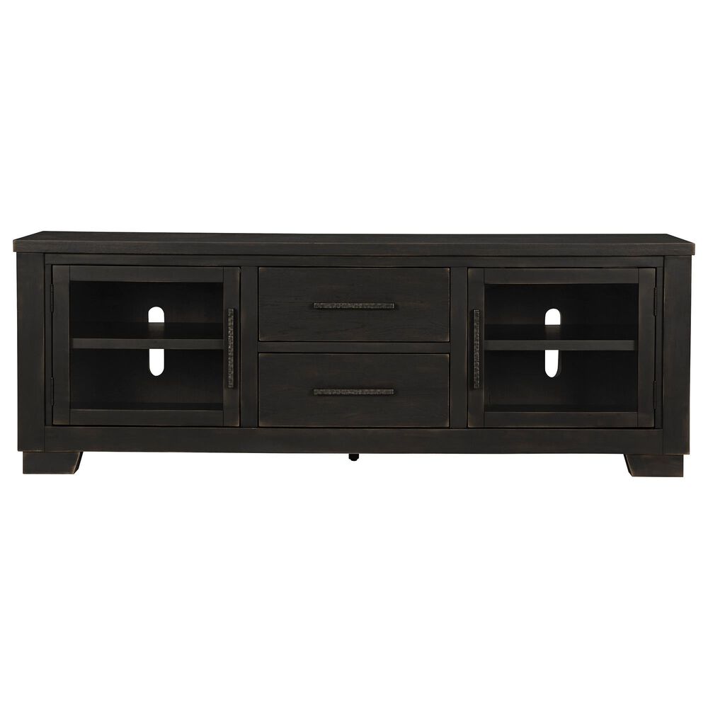 Ashley Galliden 80&quot; TV Stand in Black, , large