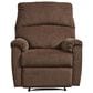 Ashley Nerviano Manual Zero Wall Recliner in Chocolate, , large
